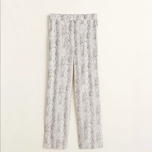 MANGO Snake print pants